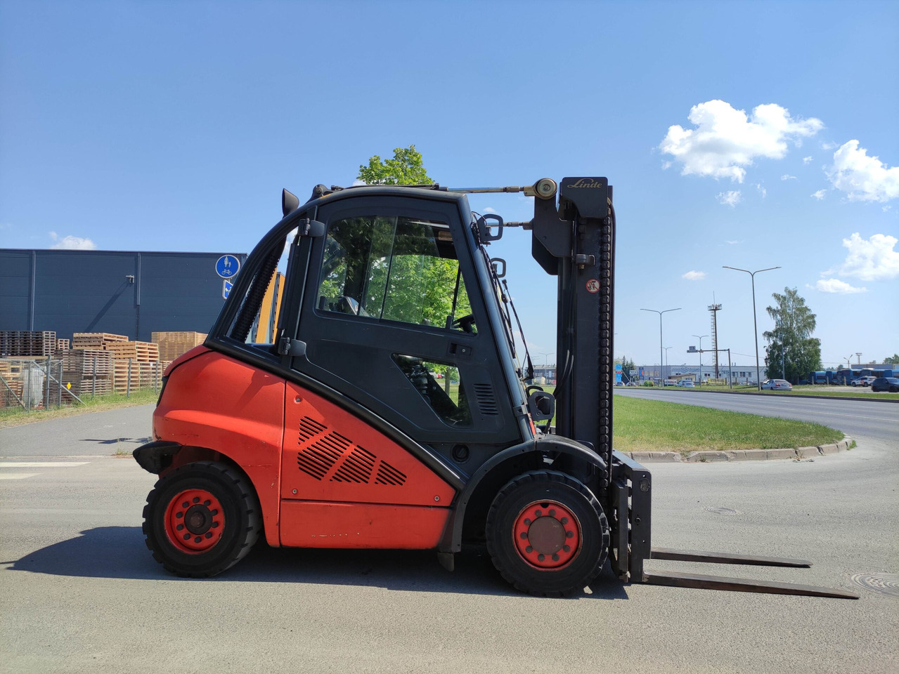 Linde H40D-01 - Dizel forklift: fotoğraf 5 Linde H40D-01 - Dizel forklift: fotoğraf 5