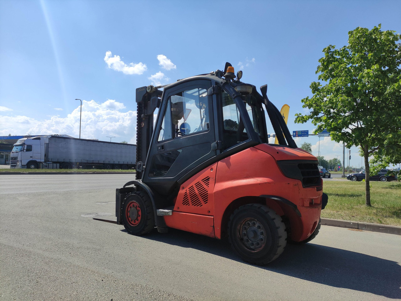 Linde H40D-01 - Dizel forklift: fotoğraf 3 Linde H40D-01 - Dizel forklift: fotoğraf 3