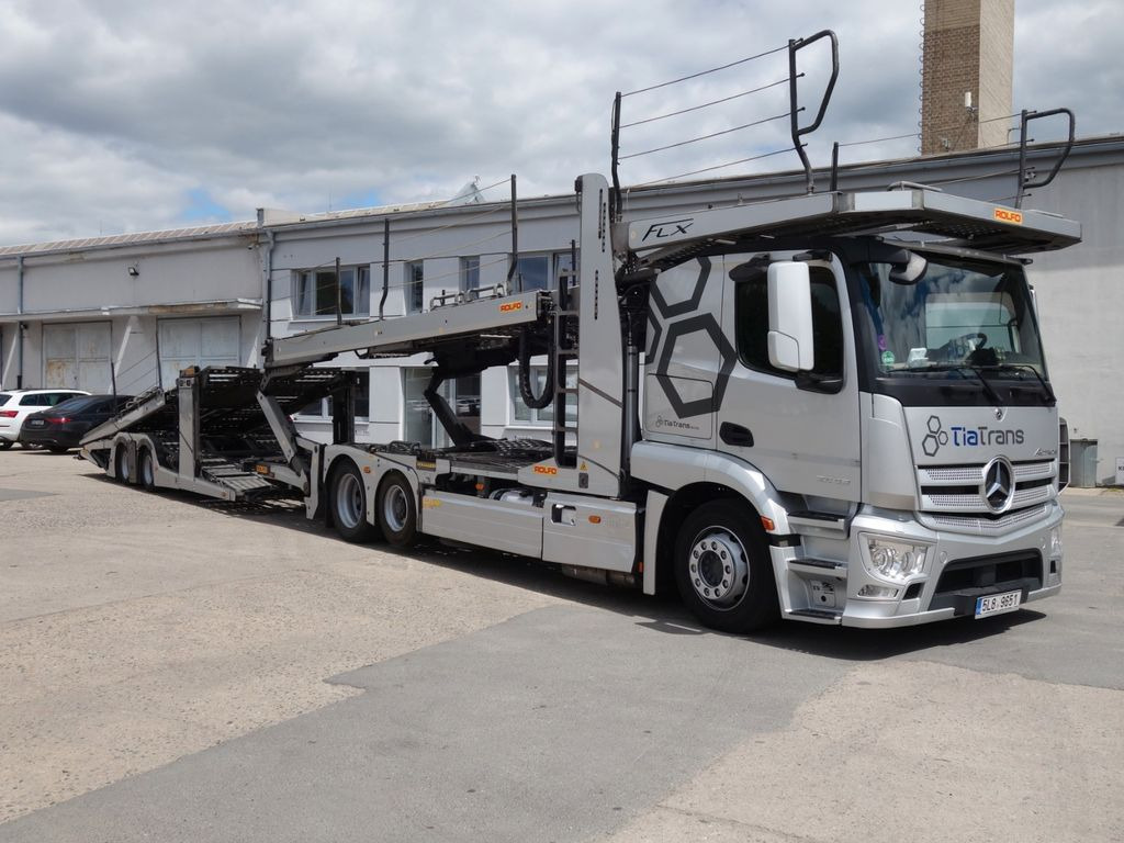 Mercedes-Benz Actros 2443 mit Rolfo FLX - Araba taşıyıcı kamyon: fotoğraf 2 Mercedes-Benz Actros 2443 mit Rolfo FLX - Araba taşıyıcı kamyon: fotoğraf 2