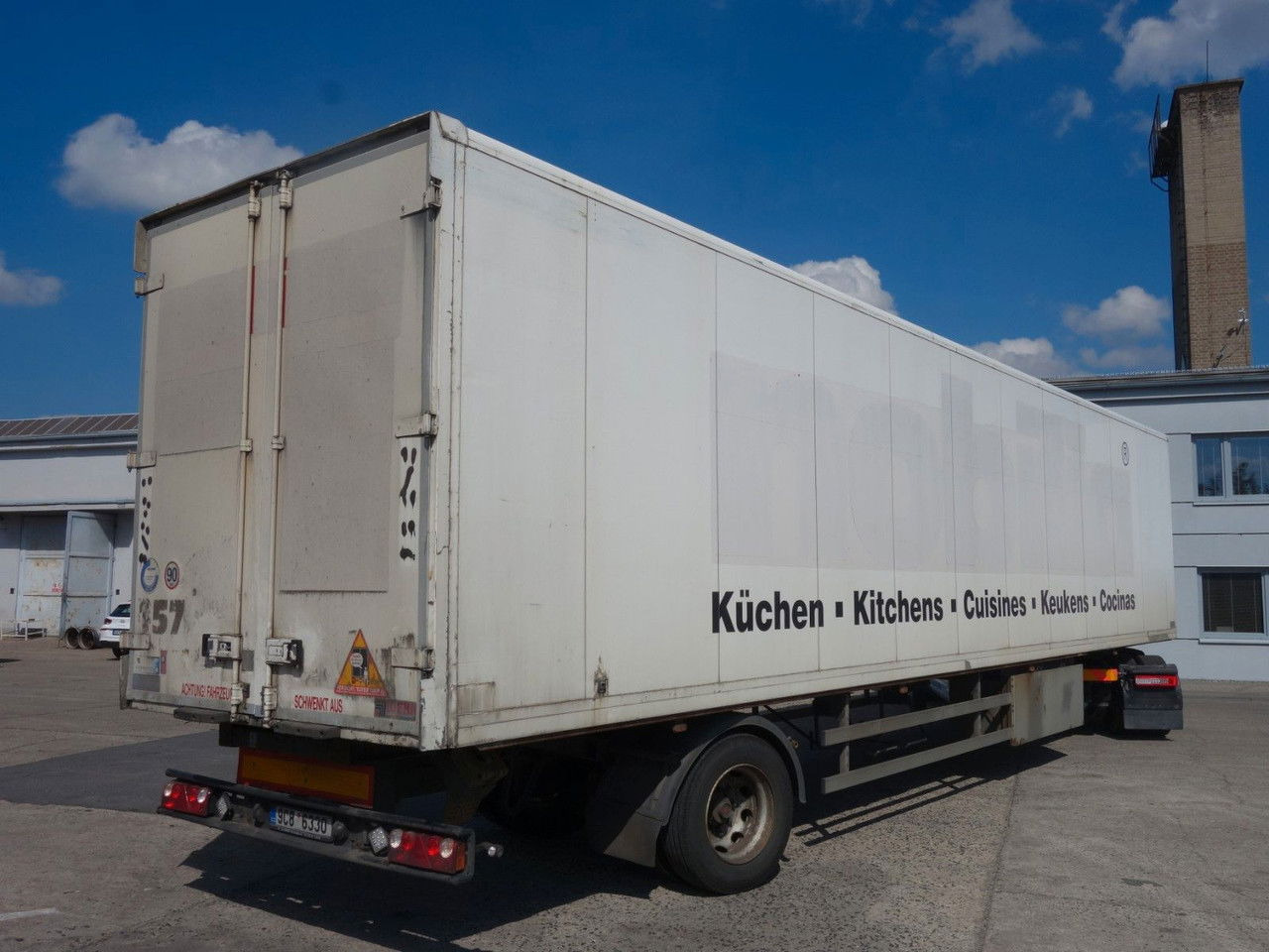 WEKA Weka, 1 Achse, Lenkachse 1 Achse, Lenkachse - Kapalı karoser dorse: fotoğraf 4 WEKA Weka, 1 Achse, Lenkachse 1 Achse, Lenkachse - Kapalı karoser dorse: fotoğraf 4