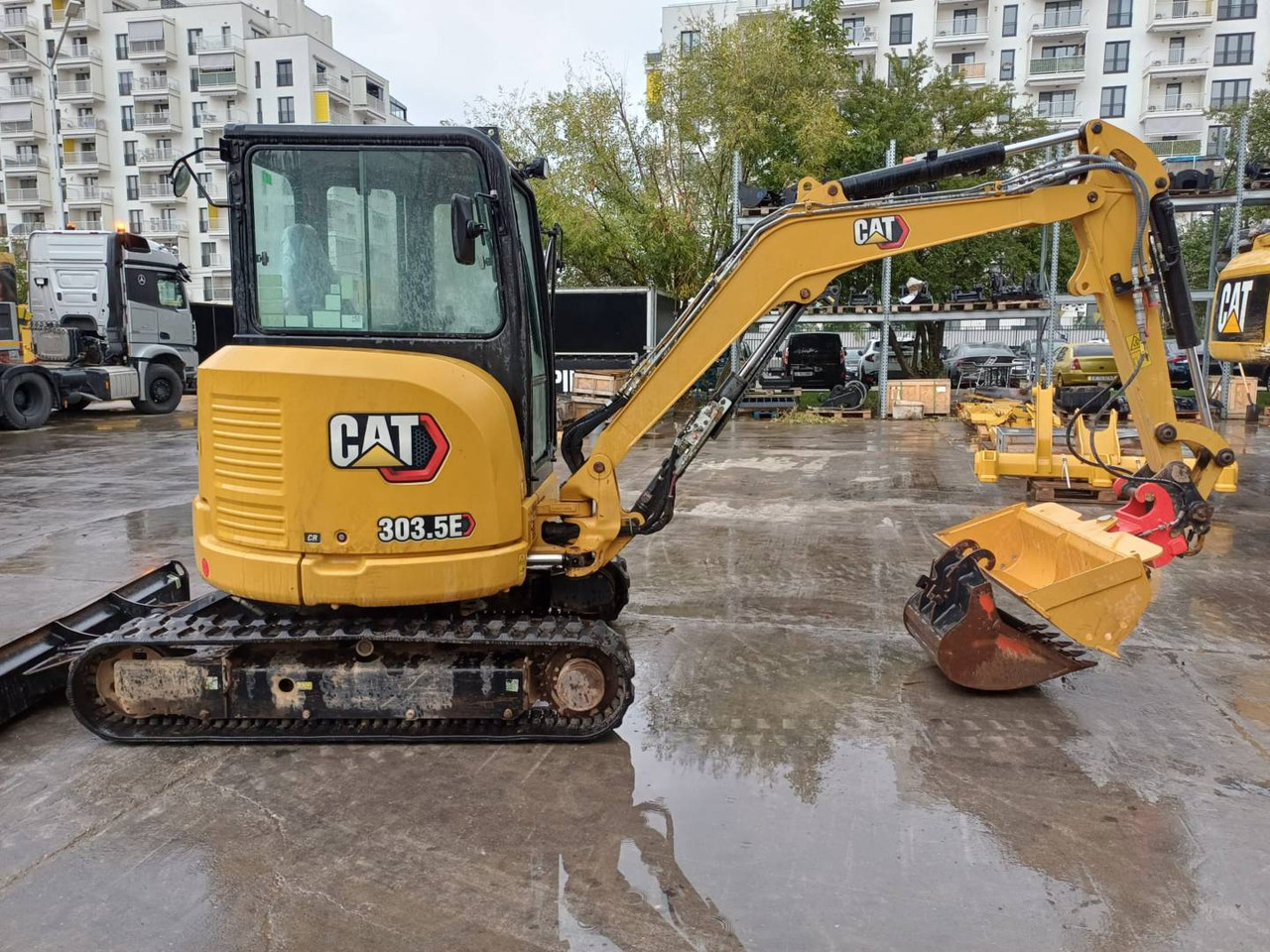 CAT 303.5ECR - Paletli ekskavatör: fotoğraf 1 CAT 303.5ECR - Paletli ekskavatör: fotoğraf 1