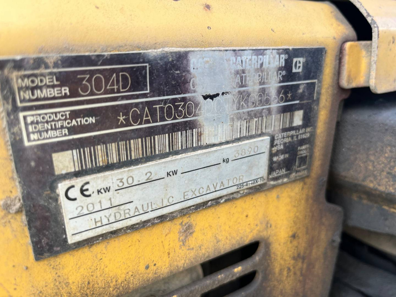 CAT 304DCR - Paletli ekskavatör: fotoğraf 5 CAT 304DCR - Paletli ekskavatör: fotoğraf 5