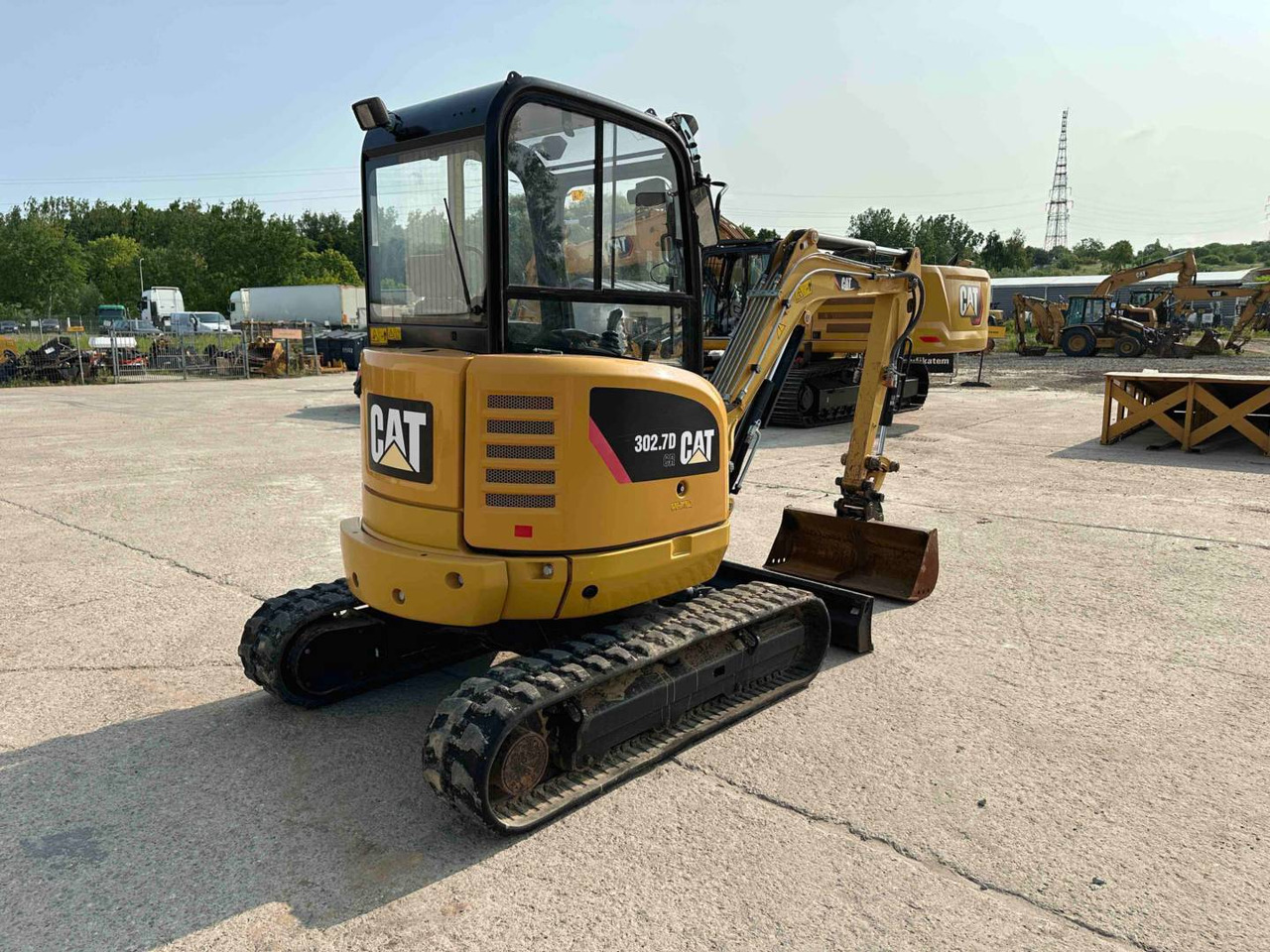 CAT 302.7DCR - Paletli ekskavatör: fotoğraf 3 CAT 302.7DCR - Paletli ekskavatör: fotoğraf 3