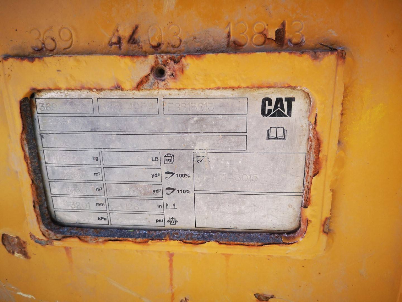 Tekerlekli yükleyici CAT 972: fotoğraf 19