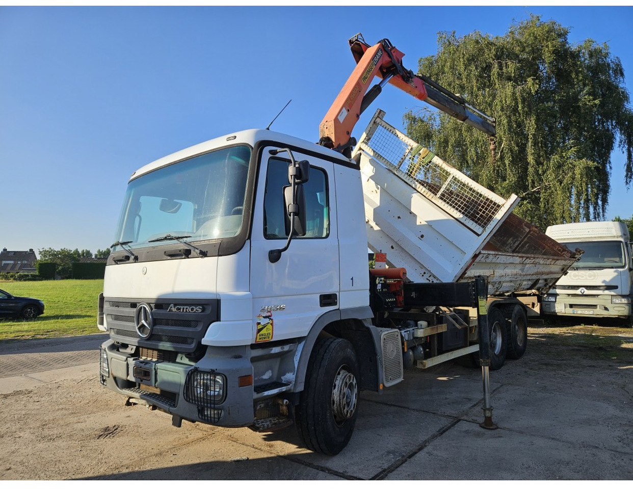 Damperli kamyon, Vinçli kamyon MERCEDES ACTROS 2636 6X4 TIPPER CRANE 15002 EPS: fotoğraf 8