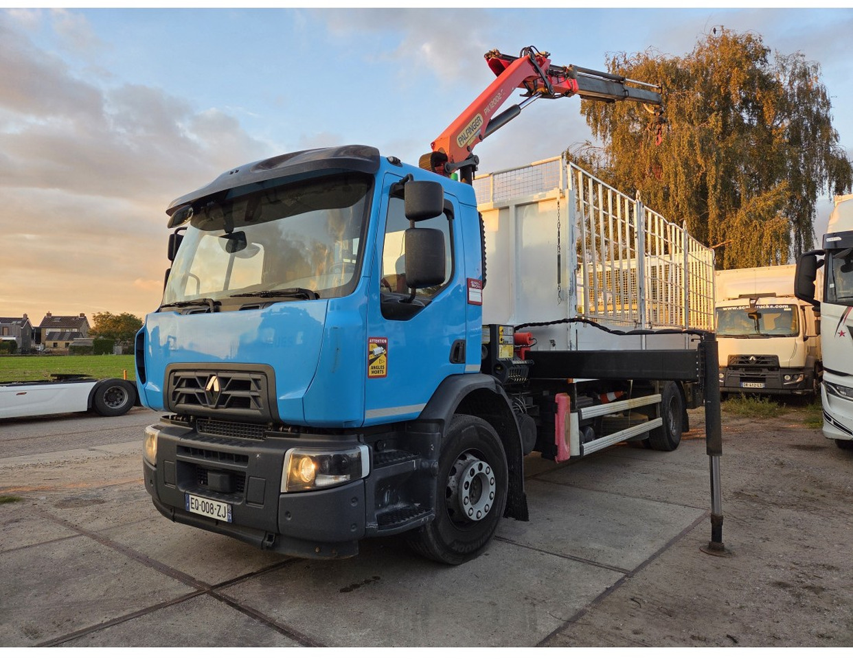 Renault C 280 4X2 Palfinger PK12002 EH Kran Crane Remote Control Automat flatbed truck - Sal/ Açık kasa kamyon, Vinçli kamyon: fotoğraf 1 Renault C 280 4X2 Palfinger PK12002 EH Kran Crane Remote Control Automat flatbed truck - Sal/ Açık kasa kamyon, Vinçli kamyon: fotoğraf 1