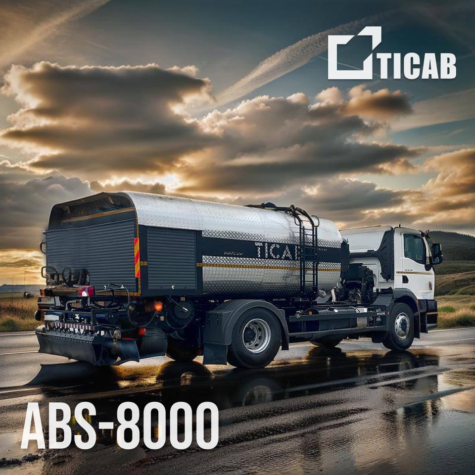 TICAB Asphalt Distributor, 8000 L, Аutonomous Asphalt Sprayer, Manufacturer - Mobil beton pompası: fotoğraf 3 TICAB Asphalt Distributor, 8000 L, Аutonomous Asphalt Sprayer, Manufacturer - Mobil beton pompası: fotoğraf 3