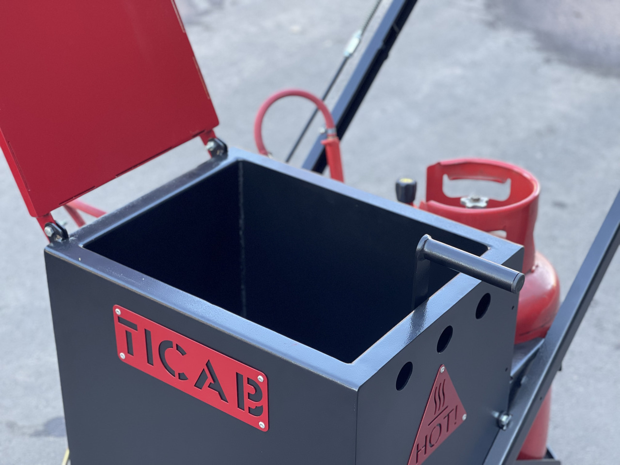 TICAB Mini Crack Sealing Machine , Hand Push Crack Fill Machine, Manufacturer, - Asfalt distribütörü: fotoğraf 4 TICAB Mini Crack Sealing Machine , Hand Push Crack Fill Machine, Manufacturer, - Asfalt distribütörü: fotoğraf 4