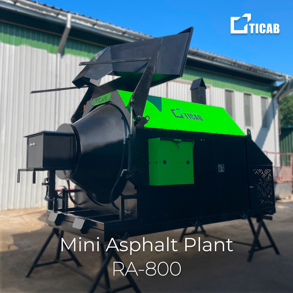TICAB New Mini-asphalt plant, Asphalt Recycling Machine, Manufacturer, 2.0 t per hour - Asfalt santrali: fotoğraf 2 TICAB New Mini-asphalt plant, Asphalt Recycling Machine, Manufacturer, 2.0 t per hour - Asfalt santrali: fotoğraf 2