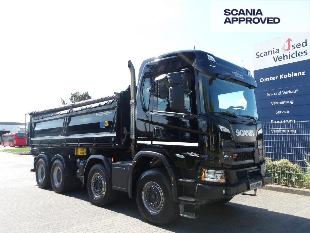 SCANIA G 460 - 8x4 - MEILLER DSK mit BORDMATIK - - Damperli kamyon: fotoğraf 1 SCANIA G 460 - 8x4 - MEILLER DSK mit BORDMATIK - - Damperli kamyon: fotoğraf 1