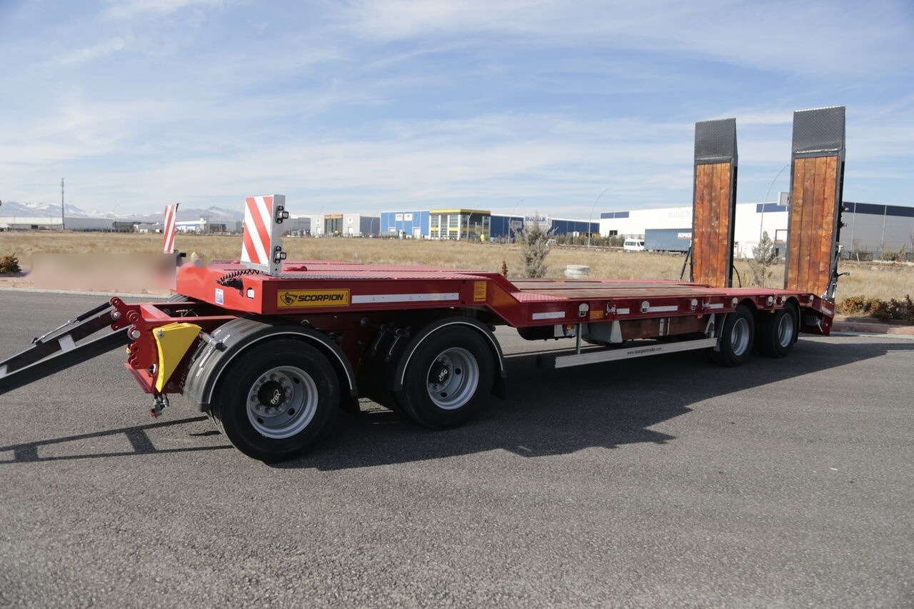 Yeni Alçak çerçeveli platform römork nakliyatı için ağır ekipman Scorpion Trailer SCORPION TRAILER UNUSED 4 AXLE LOWLOADER (MANUFACTURER COMPANY): fotoğraf 16
