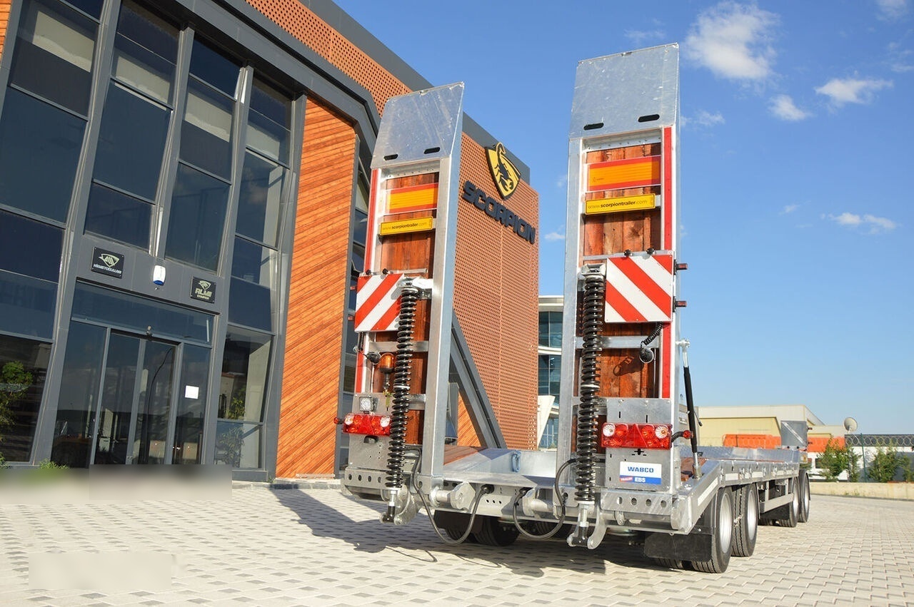 Yeni Alçak çerçeveli platform römork nakliyatı için ağır ekipman Scorpion Trailer SCORPION TRAILER UNUSED 4 AXLE LOWLOADER (MANUFACTURER COMPANY): fotoğraf 9