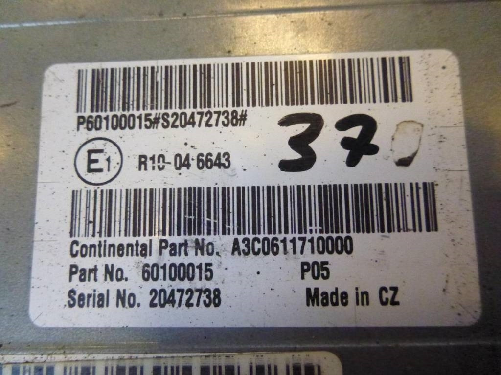 Volvo L 220 E, Motorstyrenhet, 60100015 - Elektrik sistemi - İş makinaları: fotoğraf 2 Volvo L 220 E, Motorstyrenhet, 60100015 - Elektrik sistemi - İş makinaları: fotoğraf 2