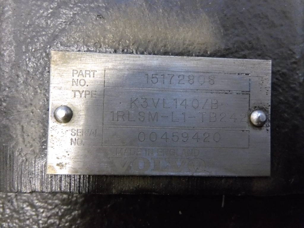 Volvo L180 HL Hydraulik pump, VOE15172808 - Hidrolik - İş makinaları: fotoğraf 3 Volvo L180 HL Hydraulik pump, VOE15172808 - Hidrolik - İş makinaları: fotoğraf 3