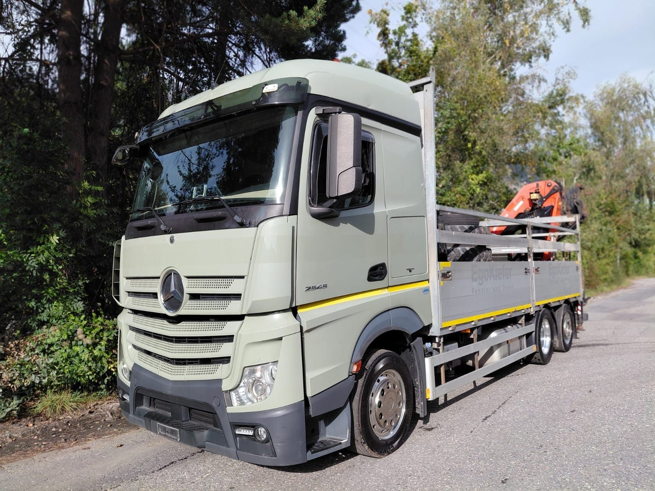 Mercedes-Benz Actros 2545 6x2, E6, Retarder, Effer 265/6S - Vinçli kamyon: fotoğraf 1 Mercedes-Benz Actros 2545 6x2, E6, Retarder, Effer 265/6S - Vinçli kamyon: fotoğraf 1