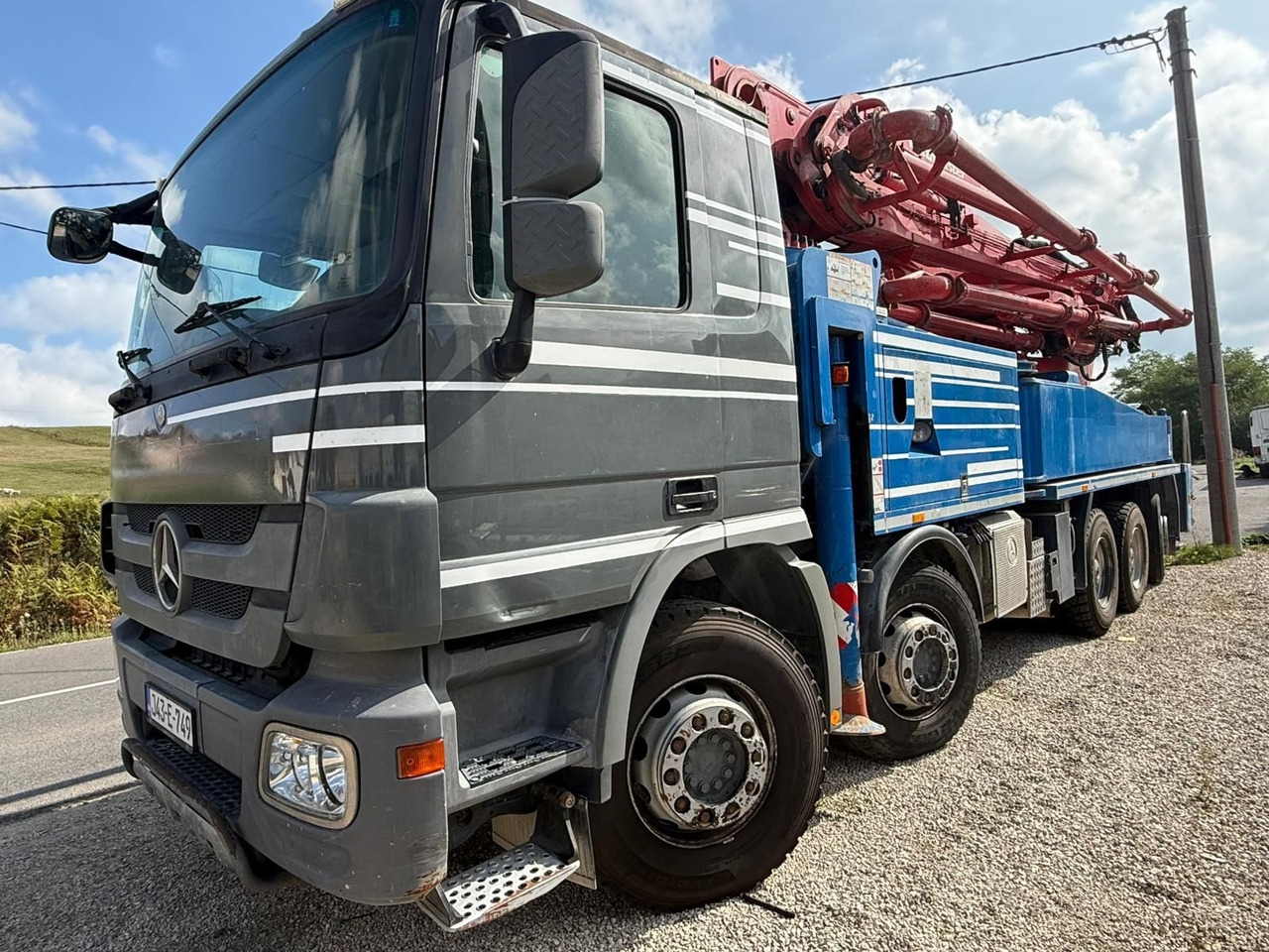 Mercedes-Benz Actros 4448 10x4, E5, MP-3, Putzmeister M46-5 - Mobil beton pompası: fotoğraf 3 Mercedes-Benz Actros 4448 10x4, E5, MP-3, Putzmeister M46-5 - Mobil beton pompası: fotoğraf 3