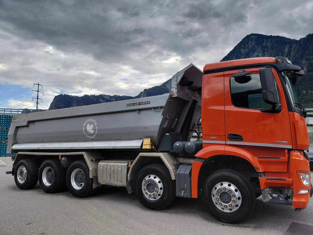 Mercedes-Benz Arocs 4451 10x4, E6, Meiller Dumper, Retarder - Damperli kamyon: fotoğraf 5 Mercedes-Benz Arocs 4451 10x4, E6, Meiller Dumper, Retarder - Damperli kamyon: fotoğraf 5