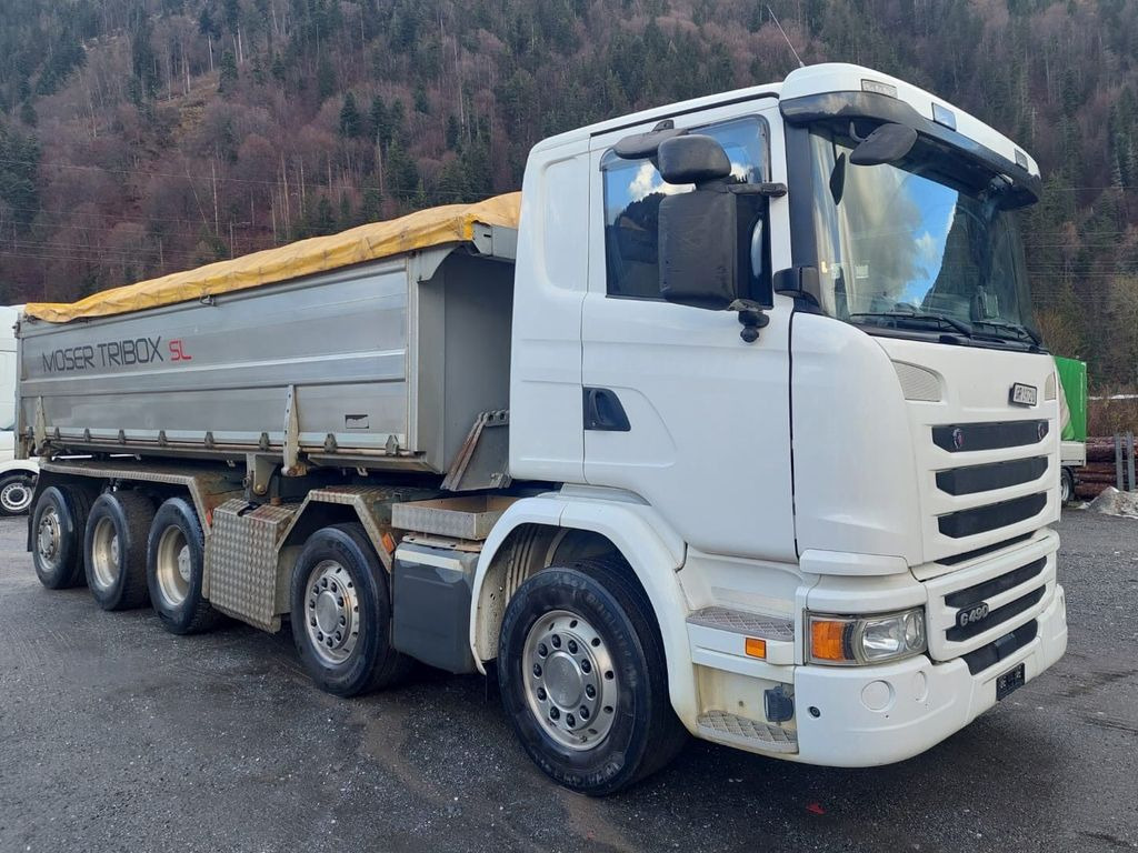 Scania G490 10x4, E6, Moser Kipper - Damperli kamyon: fotoğraf 1 Scania G490 10x4, E6, Moser Kipper - Damperli kamyon: fotoğraf 1
