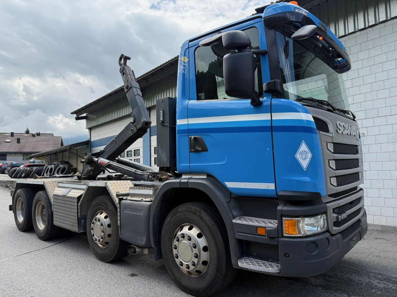 Scania G490 CB 8x4, E6, Retarder, Hiab Multilift 21ton - Kancalı yükleyici kamyon: fotoğraf 2 Scania G490 CB 8x4, E6, Retarder, Hiab Multilift 21ton - Kancalı yükleyici kamyon: fotoğraf 2