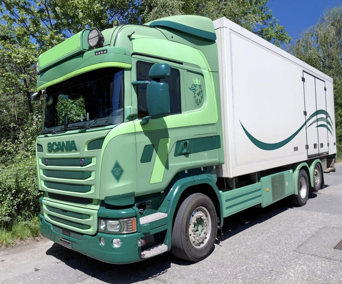 Scania R450 6x2, E6, Thermo King UT 1200, Ladebordwand - Refrijeratör kamyon: fotoğraf 1 Scania R450 6x2, E6, Thermo King UT 1200, Ladebordwand - Refrijeratör kamyon: fotoğraf 1
