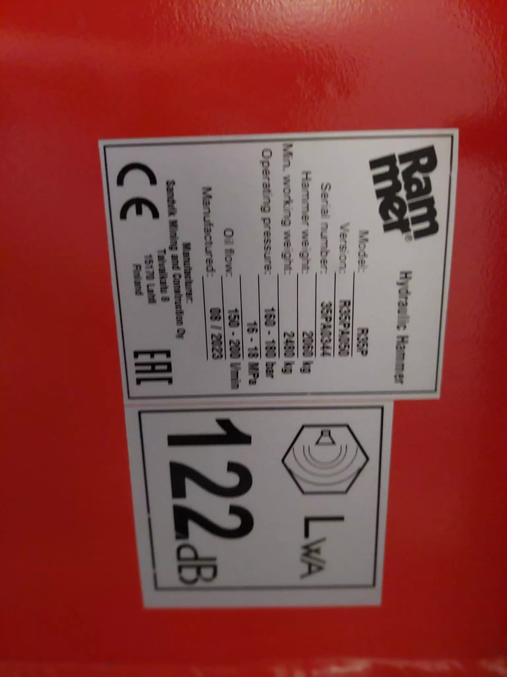 2023 Rammer R35P - Hidrolik kırıcı: fotoğraf 3 2023 Rammer R35P - Hidrolik kırıcı: fotoğraf 3