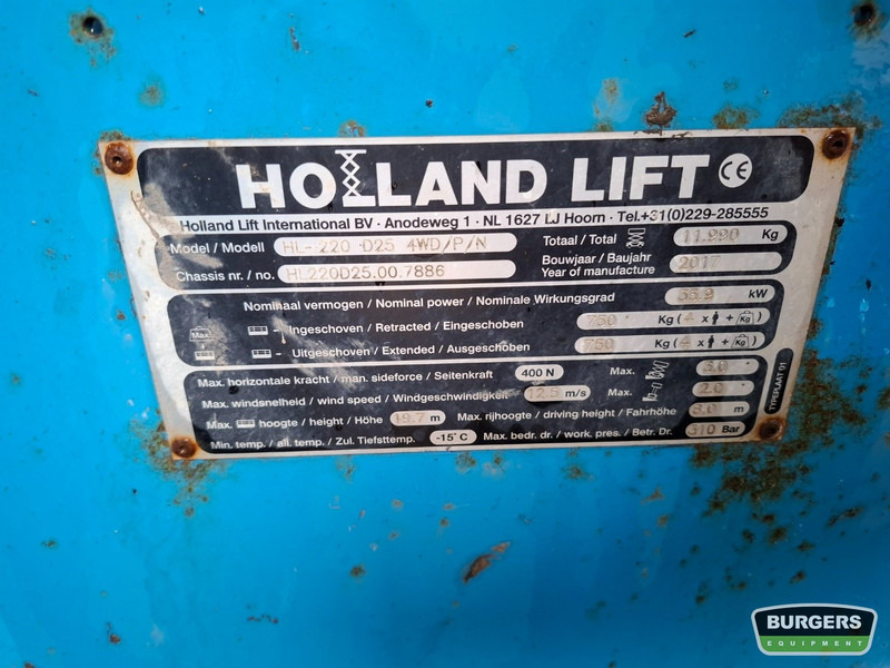 HOLLANDLIFT HL220D25 - Makasli platform: fotoğraf 4 HOLLANDLIFT HL220D25 - Makasli platform: fotoğraf 4