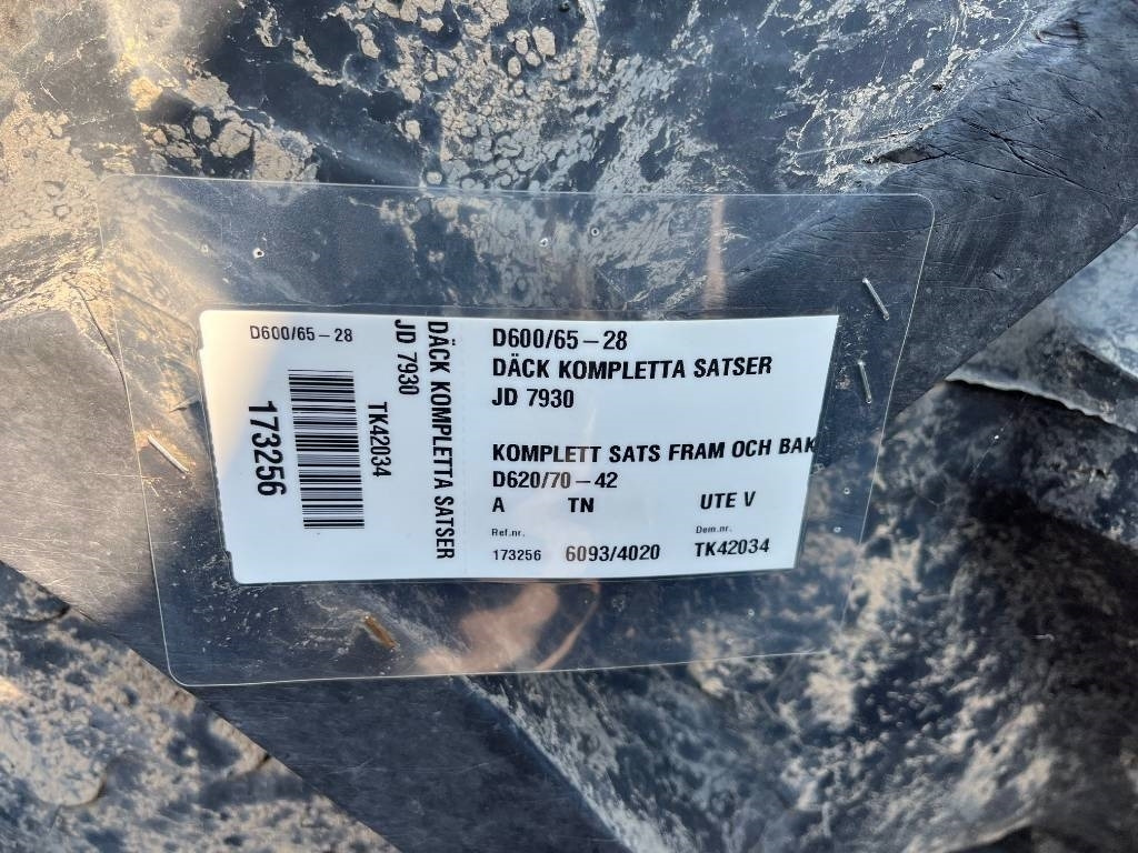 BKT 620/70R42 John Deere 7930 - Lastik - Tarım araçları: fotoğraf 2 BKT 620/70R42 John Deere 7930 - Lastik - Tarım araçları: fotoğraf 2
