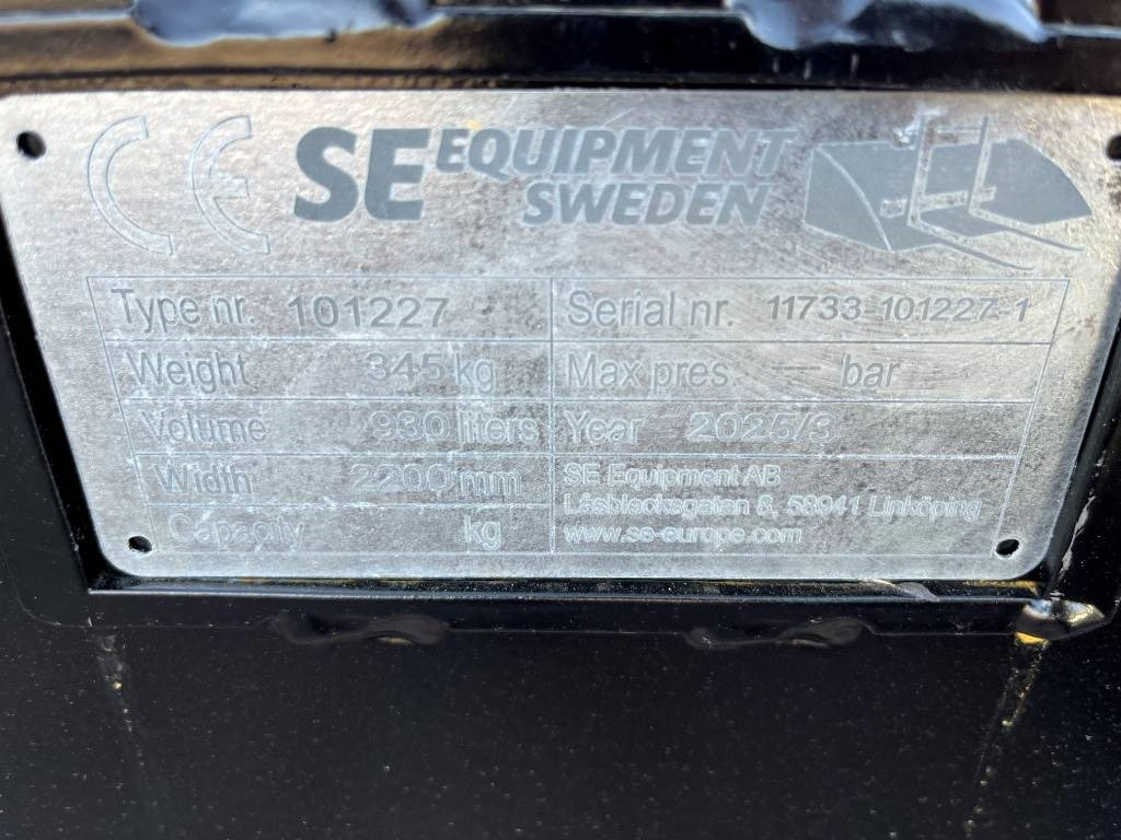 Planeringsskopa SE 2,20 Volvo L30 , L35 - Kova - İş makinaları: fotoğraf 5 Planeringsskopa SE 2,20 Volvo L30 , L35 - Kova - İş makinaları: fotoğraf 5