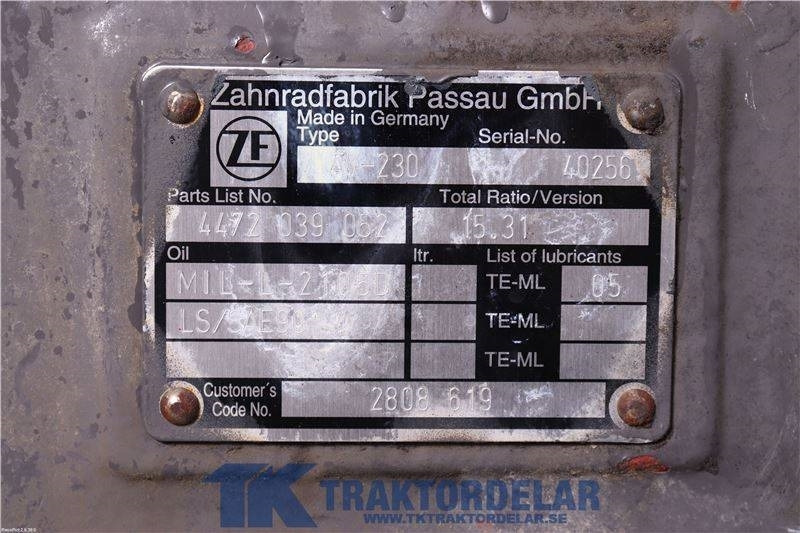 Volvo L 30 B Framvagn - Aks ve yedek parça - İş makinaları: fotoğraf 3 Volvo L 30 B Framvagn - Aks ve yedek parça - İş makinaları: fotoğraf 3