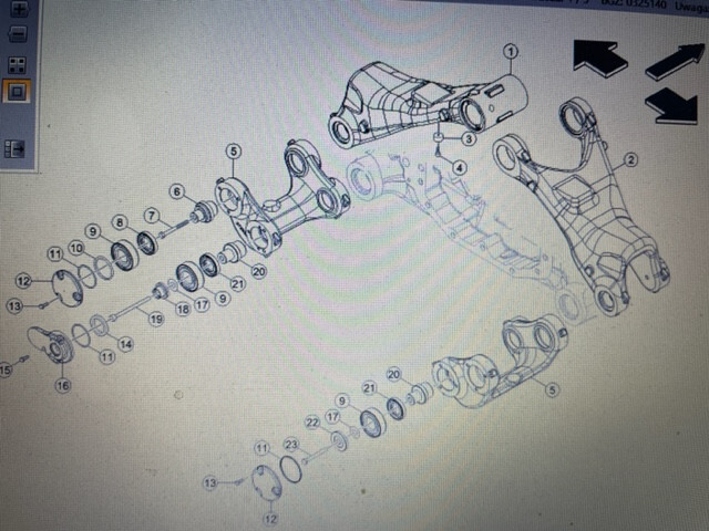 Carraro 25.55s części - Aks ve yedek parça - Tarım araçları: fotoğraf 2 Carraro 25.55s części - Aks ve yedek parça - Tarım araçları: fotoğraf 2
