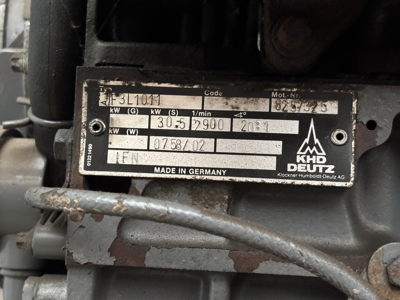 DEUTZ F3L 1011 F3L1011 Silnik - Motor - İş makinaları: fotoğraf 3 DEUTZ F3L 1011 F3L1011 Silnik - Motor - İş makinaları: fotoğraf 3