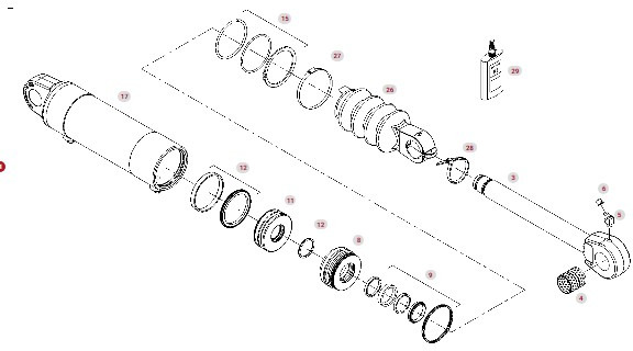 Fendt 930 933 936 939 942 GEN 7 Siłownik Przedniego TUZ Drążek CZĘŚCI G945920020010 - Hidrolik silindir - Tarım araçları: fotoğraf 1 Fendt 930 933 936 939 942 GEN 7 Siłownik Przedniego TUZ Drążek CZĘŚCI G945920020010 - Hidrolik silindir - Tarım araçları: fotoğraf 1