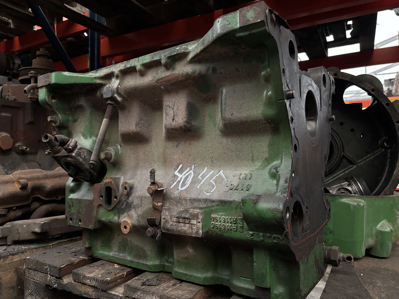 John Deere 4039TF 4045 R116195 R11619 R121421 Blok Silnika Tłoki Obudowa Koła Zamachowego CZĘŚCI - Silindirler bloku - Tarım araçları: fotoğraf 1 John Deere 4039TF 4045 R116195 R11619 R121421 Blok Silnika Tłoki Obudowa Koła Zamachowego CZĘŚCI - Silindirler bloku - Tarım araçları: fotoğraf 1