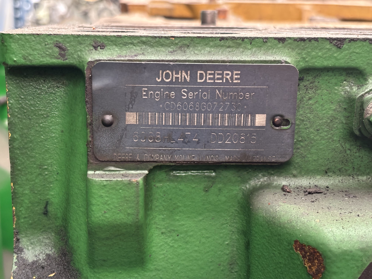 John Deere 6920S 6068HL474 6068 HL 474 Blok Silnika - Silindirler bloku - Tarım araçları: fotoğraf 4 John Deere 6920S 6068HL474 6068 HL 474 Blok Silnika - Silindirler bloku - Tarım araçları: fotoğraf 4