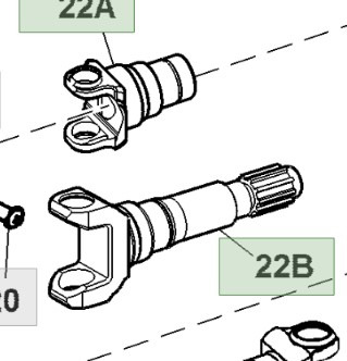 John Deere 7830 Jarzmo przegubu uniwersalne RE250836 R250839 R250848 R250848 - Transmisyon - Tarım araçları: fotoğraf 1 John Deere 7830 Jarzmo przegubu uniwersalne RE250836 R250839 R250848 R250848 - Transmisyon - Tarım araçları: fotoğraf 1