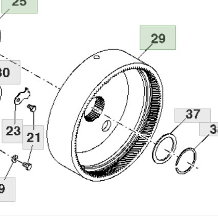 John Deere 7830 Koło Koronkowe Skrzyni Biegów R159989 - Transmisyon - Tarım araçları: fotoğraf 1 John Deere 7830 Koło Koronkowe Skrzyni Biegów R159989 - Transmisyon - Tarım araçları: fotoğraf 1
