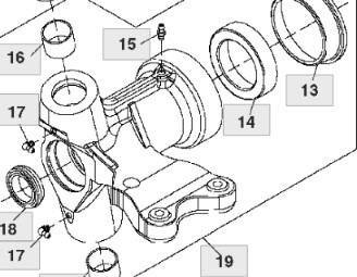John Deere 9780CTS 9780HM 9780 CTS Wrzeciono Układ Kierowniczy AH162466 CZĘŚCI - Direksiyon yönetimi - Tarım araçları: fotoğraf 1 John Deere 9780CTS 9780HM 9780 CTS Wrzeciono Układ Kierowniczy AH162466 CZĘŚCI - Direksiyon yönetimi - Tarım araçları: fotoğraf 1