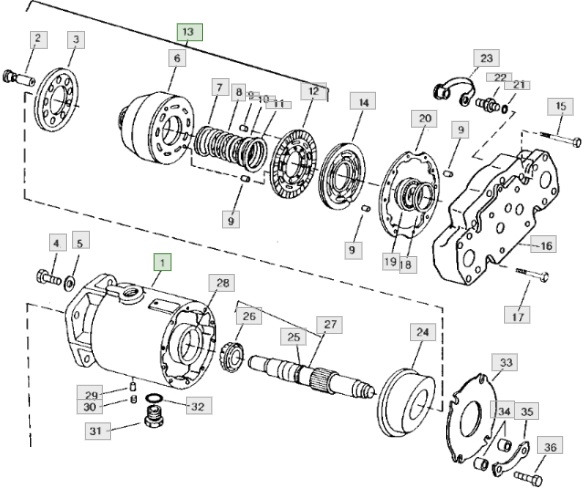 John Deere CTS 9600 - hydrostat silnik hydrostatyczny - Hidrolik motor - Tarım araçları: fotoğraf 1 John Deere CTS 9600 - hydrostat silnik hydrostatyczny - Hidrolik motor - Tarım araçları: fotoğraf 1