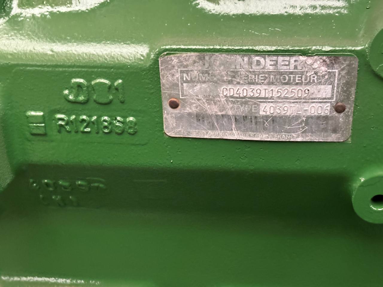John Deere R121868 4039TL-006 4039TL 006 Blok Silnika R116569 R111949 Cylinder - Silindirler bloku - Tarım araçları: fotoğraf 3 John Deere R121868 4039TL-006 4039TL 006 Blok Silnika R116569 R111949 Cylinder - Silindirler bloku - Tarım araçları: fotoğraf 3