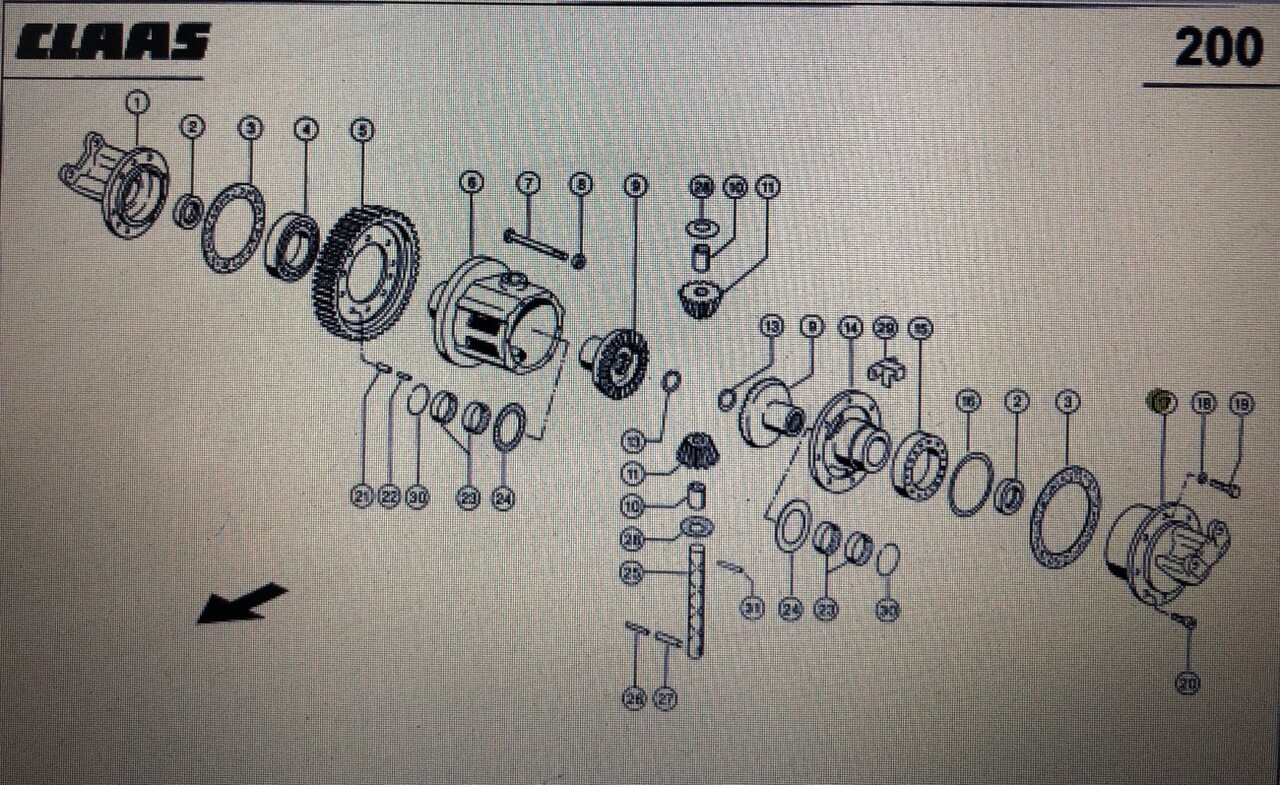 Kołnierz tarczy hamulcowej Claas Mega 370-340 Nr katalogowy 000 669 737 1 - Fren diskleri - Biçerdöver: fotoğraf 1 Kołnierz tarczy hamulcowej Claas Mega 370-340 Nr katalogowy 000 669 737 1 - Fren diskleri - Biçerdöver: fotoğraf 1