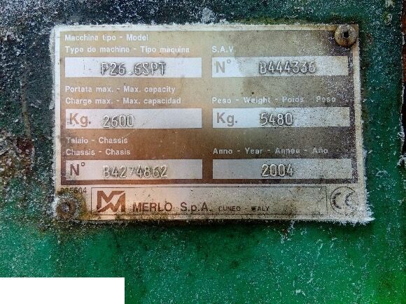 ŁADOWARKA TELESKOPOWA Merlo p26.6 spt - CZĘŚCI - Most Przedni - Ön aks - Tarım araçları: fotoğraf 5 ŁADOWARKA TELESKOPOWA Merlo p26.6 spt - CZĘŚCI - Most Przedni - Ön aks - Tarım araçları: fotoğraf 5