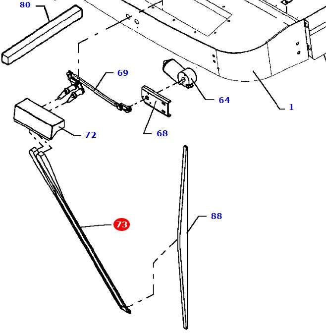 Massey Fergusson MF 30 32 - silnik wycieraczki D45080042 - Silecek - Tarım araçları: fotoğraf 1 Massey Fergusson MF 30 32 - silnik wycieraczki D45080042 - Silecek - Tarım araçları: fotoğraf 1