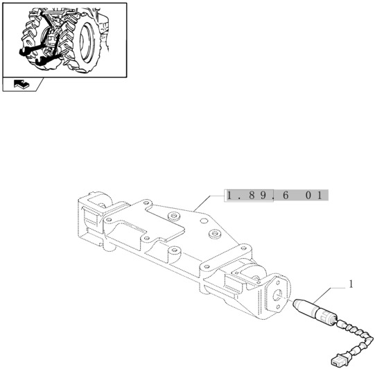 New Holland T6010 T6070 Czujnik 87661289 - Sensör - Tarım araçları: fotoğraf 1 New Holland T6010 T6070 Czujnik 87661289 - Sensör - Tarım araçları: fotoğraf 1