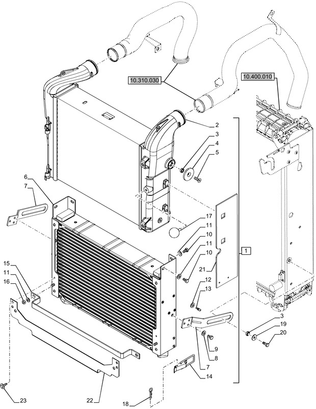 New Holland T6070 Chłodnica 84249211 - Radyatör - Tarım araçları: fotoğraf 1 New Holland T6070 Chłodnica 84249211 - Radyatör - Tarım araçları: fotoğraf 1