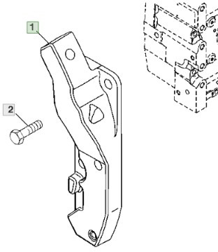 John Deere 7830 Podpora Prawa Lewa R184430 R184431 - Yedek parça - Tarım araçları: fotoğraf 2 John Deere 7830 Podpora Prawa Lewa R184430 R184431 - Yedek parça - Tarım araçları: fotoğraf 2
