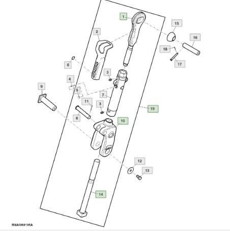 John Deere 7830 Wieszak Łącze Podnośnika AR188208 RE182110 R184467 R184448 - Yedek parça - Tarım araçları: fotoğraf 2 John Deere 7830 Wieszak Łącze Podnośnika AR188208 RE182110 R184467 R184448 - Yedek parça - Tarım araçları: fotoğraf 2