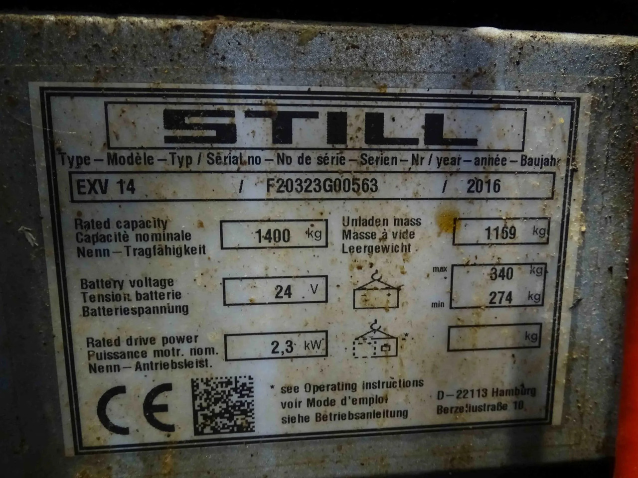 STILL EXV14 - Istif makinası: fotoğraf 5 STILL EXV14 - Istif makinası: fotoğraf 5