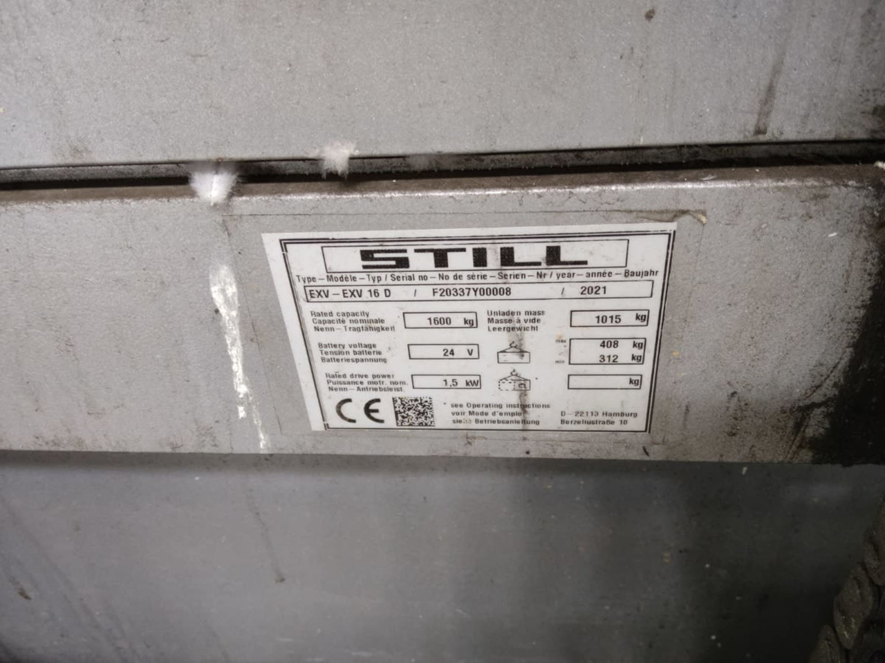 STILL EXV16D/LiIon - Istif makinası: fotoğraf 5 STILL EXV16D/LiIon - Istif makinası: fotoğraf 5