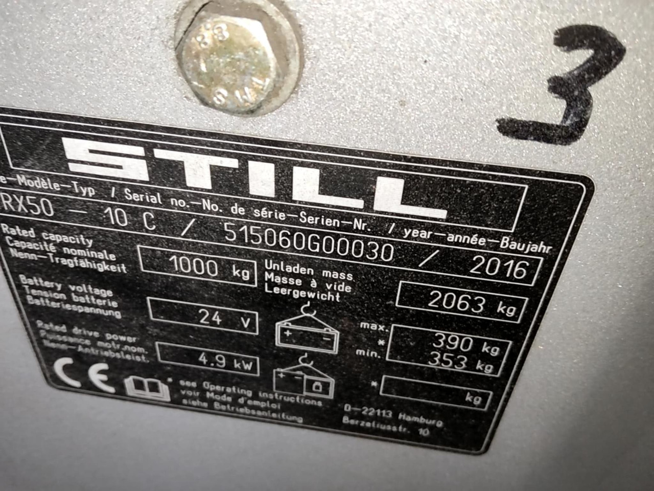 STILL RX50-10C/LiIon - Elektrikli forklift: fotoğraf 2 STILL RX50-10C/LiIon - Elektrikli forklift: fotoğraf 2