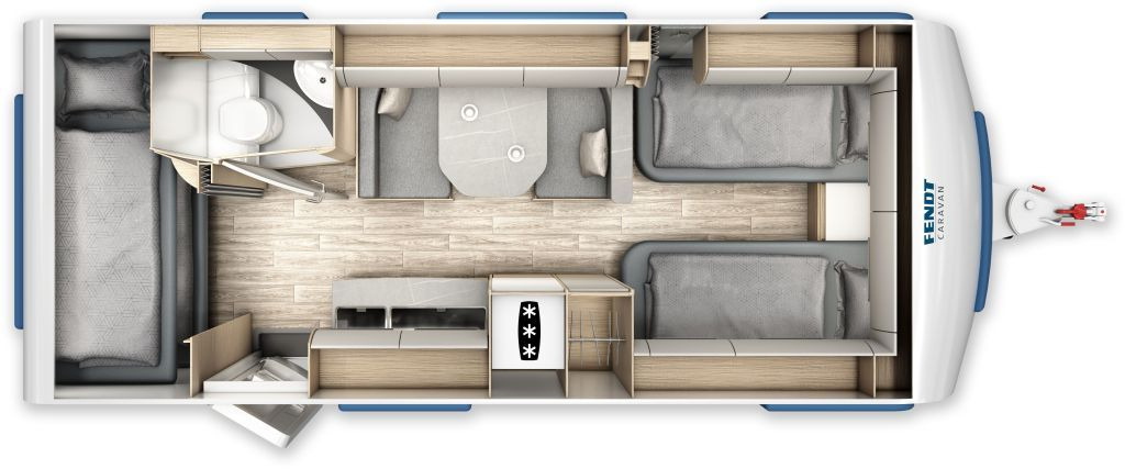 Fendt Bianco Activ 550 KMG 2026 Safety 2000kg.,+++ - Çekme karavan: fotoğraf 2 Fendt Bianco Activ 550 KMG 2026 Safety 2000kg.,+++ - Çekme karavan: fotoğraf 2